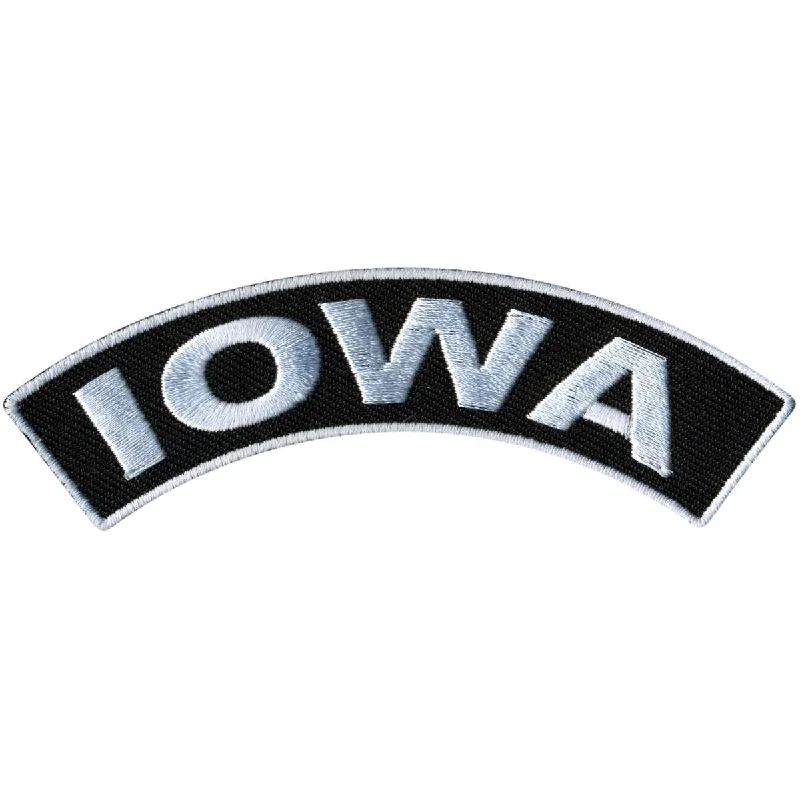 End Of The Year Hot Leathers Iowa 4” X 1” Top Rocker Patch PPM4030