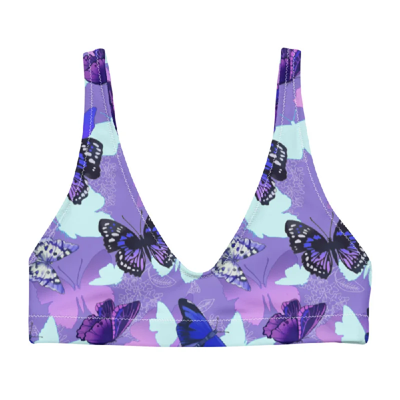 Avant-garde Design Butterfly Padded Bikini Top