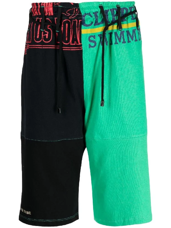 Goddess Outfit Colour-Block Drawstring Shorts
