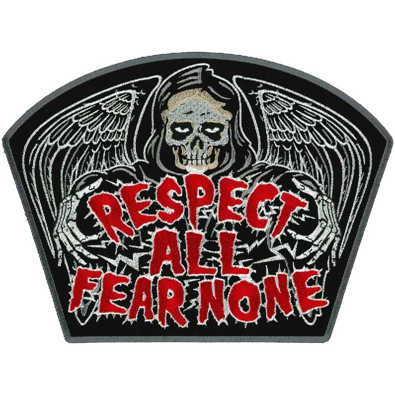 Versatile Style Hot Leathers Respect All Fear None 10" Patch PPQ1997