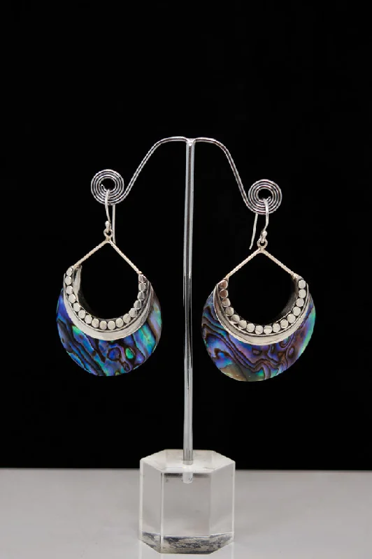 Celebrity Style Large Shell Earrings - 0013