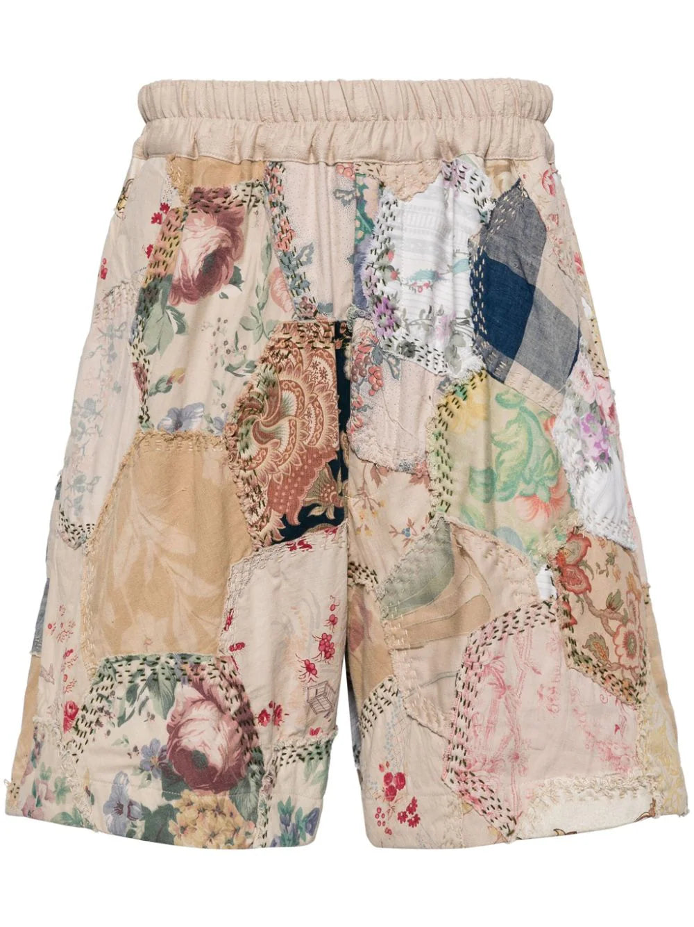 Stylish Casuals Patchwork Cotton Track Shorts