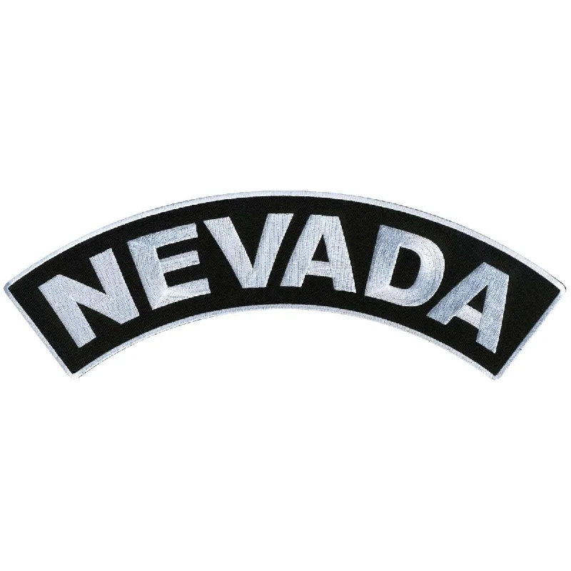 Light And Breathable Hot Leathers Nevada 12" X 3" Top Rocker Patch PPM4055