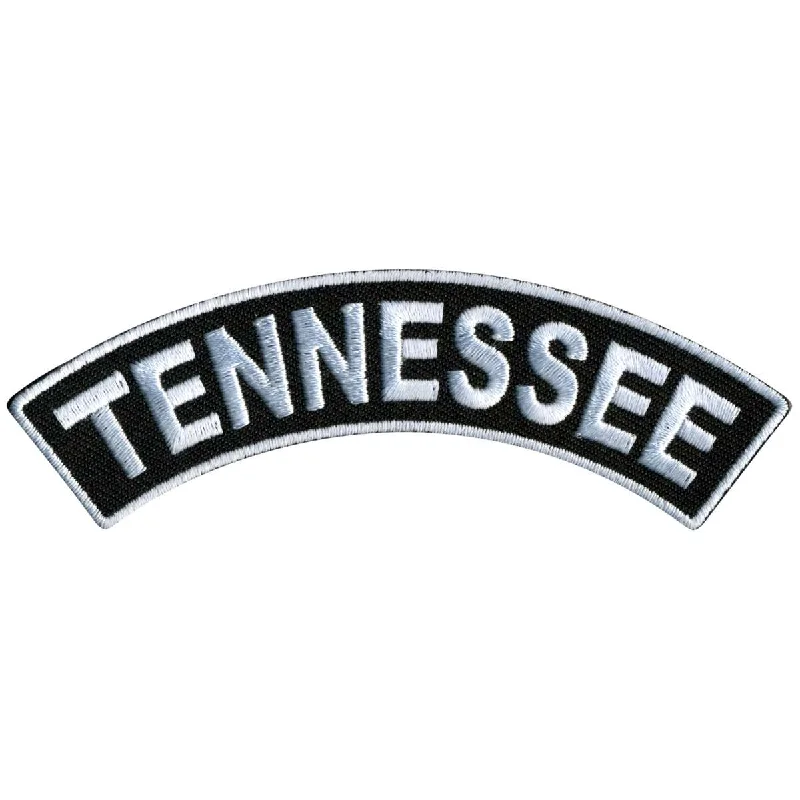 Soft Knitwear Hot Leathers Tennessee 4” X 1” Top Rocker Patch PPM4084