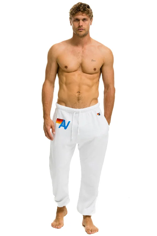 Goddess Outfit LOGO SWEATPANTS - WHITE
