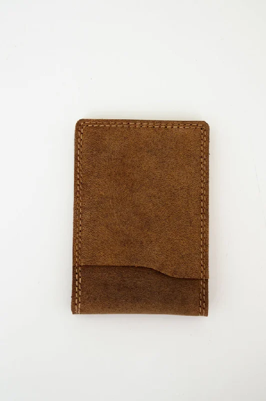 Ultra-lightweight Adrian Klis 284 Bill Fold, Buffalo Leather