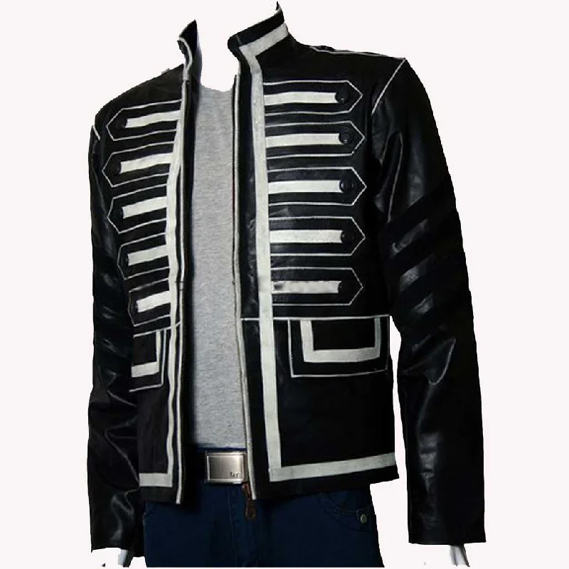 Trendy Comfort Men Real Lambskin Motorcycle Leather Biker Jacket KM343