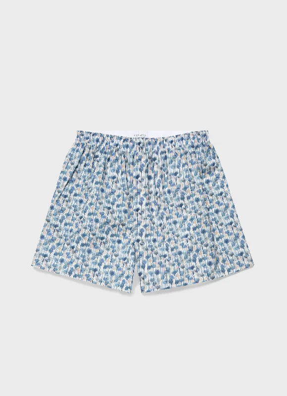 Fashionable In The Times Men's Liberty Print Boxer Shorts in Watercolour Floral