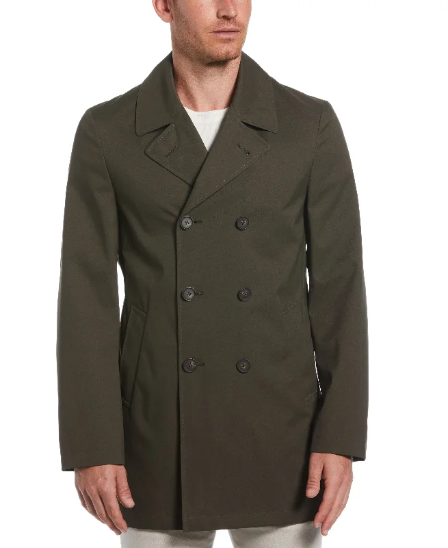 Cool Style Elias All Weather Nylon Pea Coat