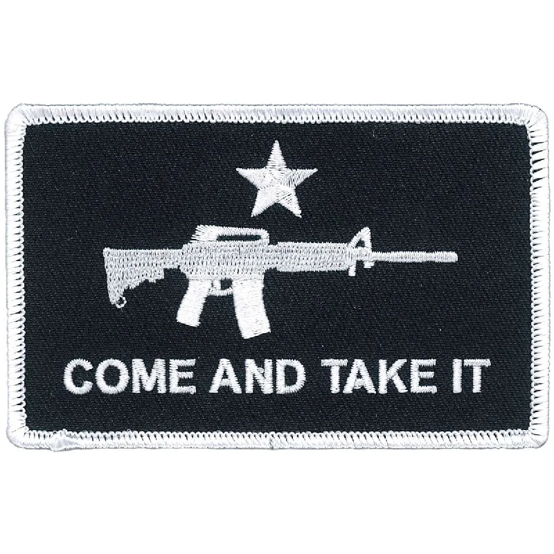 Chic Lounge Hot Leathers Come Take It Rifle Patch PPL9843