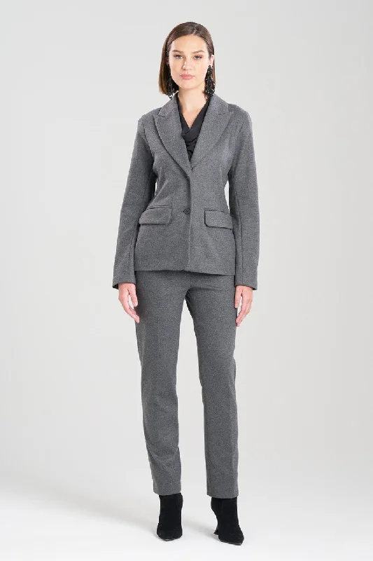 Sweet Girl Double Jersey Tailored Blazer