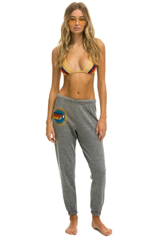 Spiritual Vitality AVIATOR NATION MALIBU SWEATPANTS - HEATHER GREY