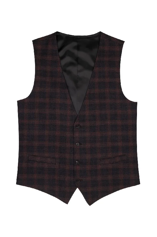 Comfortable Mind Dynamic Fit Jonas Cotton Brown Padded Vest, Brown K. 1