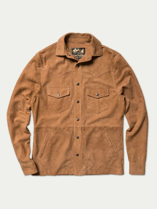 Cozy Street Style Suede Overshirt