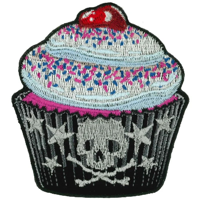 Urban Style Hot Leathers Cupcake Skull 3.25" Patch PPQ1533