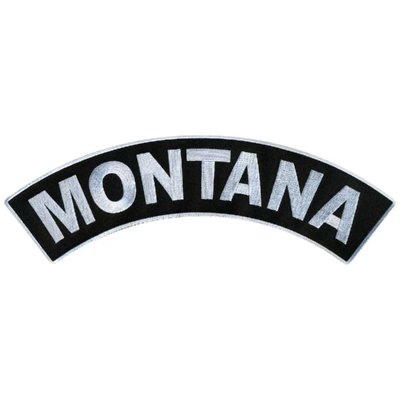 Spiritual Vitality Hot Leathers Montana 12” X 3” Top Rocker Patch PPM4051