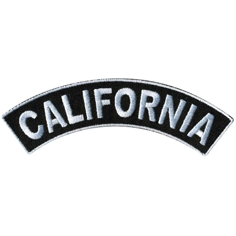 Elegant Temperament Hot Leathers California 4” X 1” Top Rocker Patch PPM4010