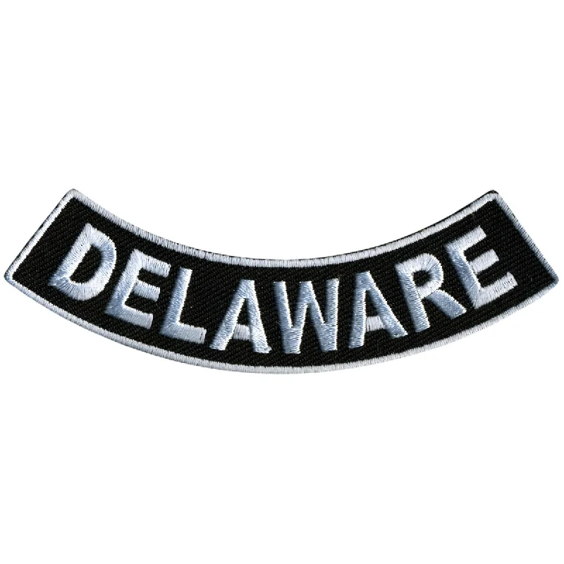 Easy Chic Wear Hot Leathers Delaware 4” X 1” Bottom Rocker Patch PPM5016