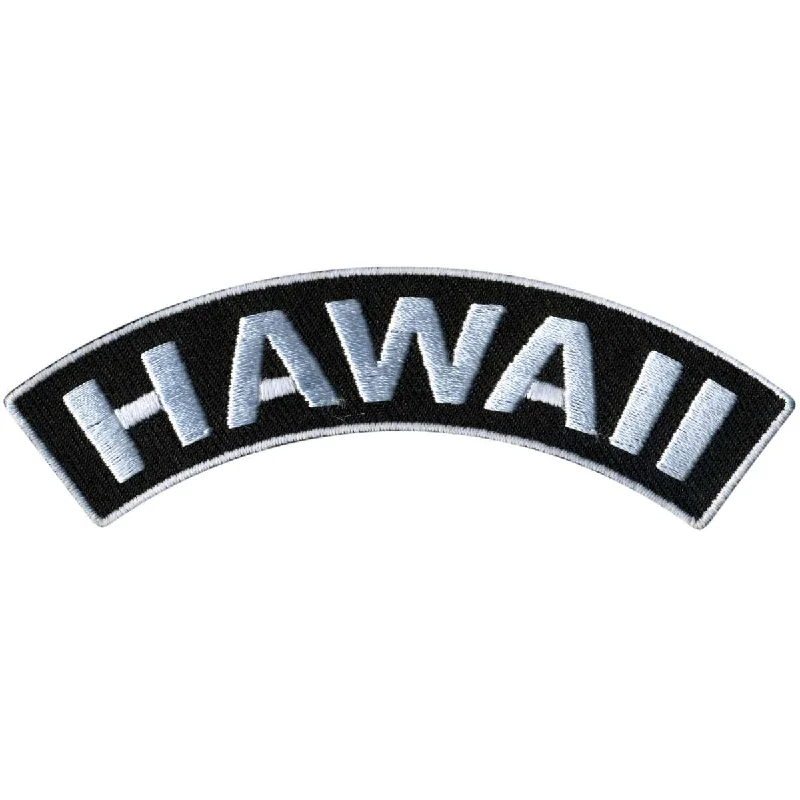 Customized Version Hot Leathers Hawaii 4” X 1” Top Rocker Patch PPM4022