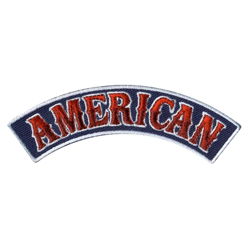 Sporty Elegance Hot Leathers American 4” X 1” Top Rocker Patch PPM4108