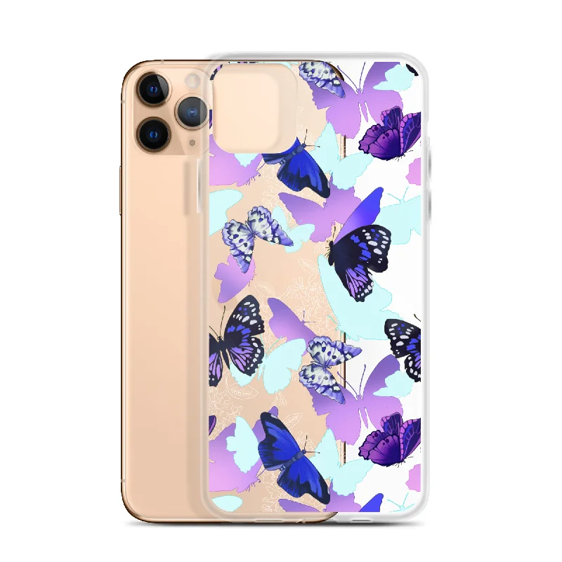 Cool Breeze At Night Butterfly iPhone® Clear Case