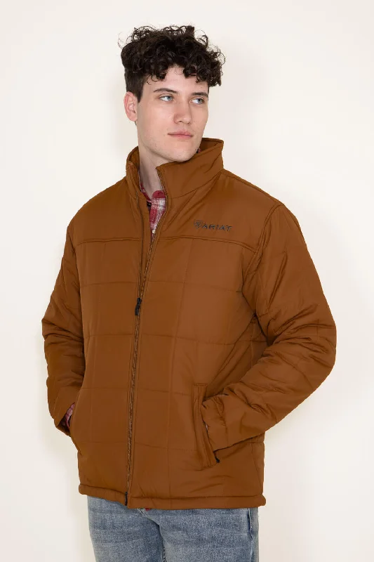 Relaxed Wear Ariat Crius Insulated Jacket for Men in Brown | 10046667-CHESTNUT