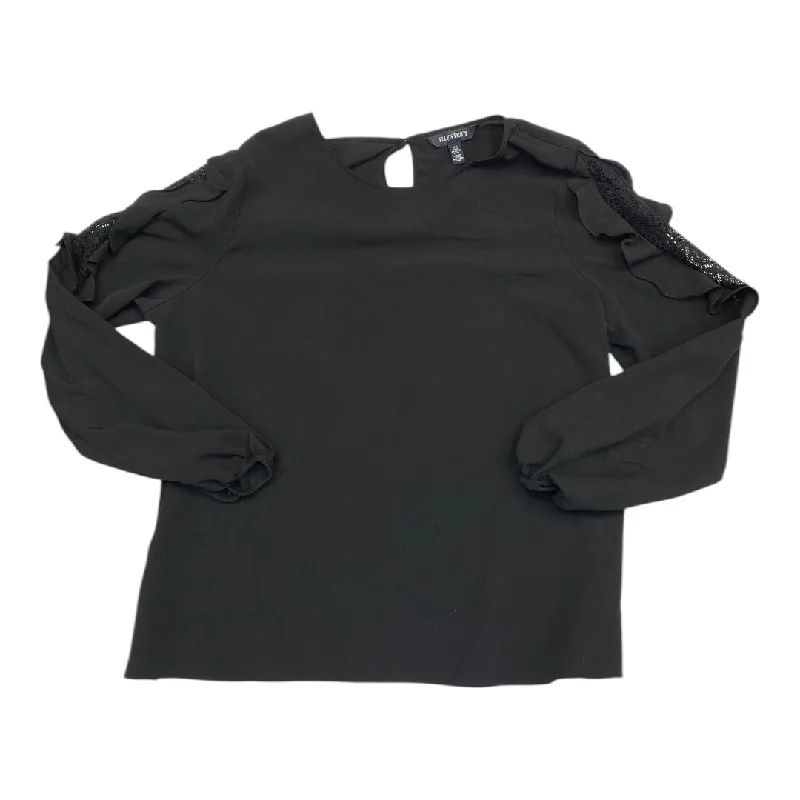 Trendy Items Top Ls By Ellen Tracy In Black, Size:Xl