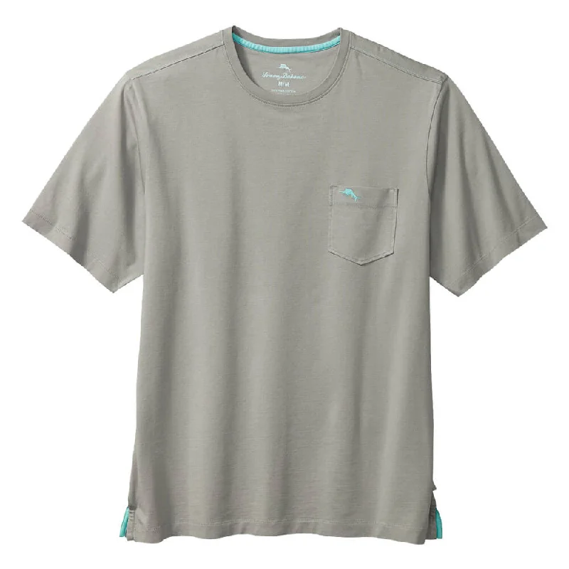 High-end Design Tommy Bahama New Bali Skyline T-Shirt - Ultimate Gray