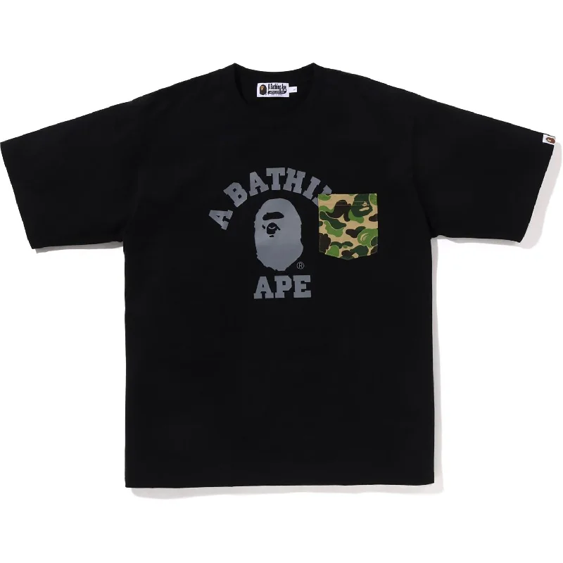 Fashion Comfort Abc Camo College Pocket Relaxed Tee Mens