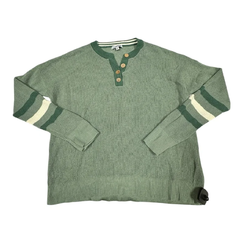 Goddess Style Top Long Sleeve By Cmc In Green, Size: M