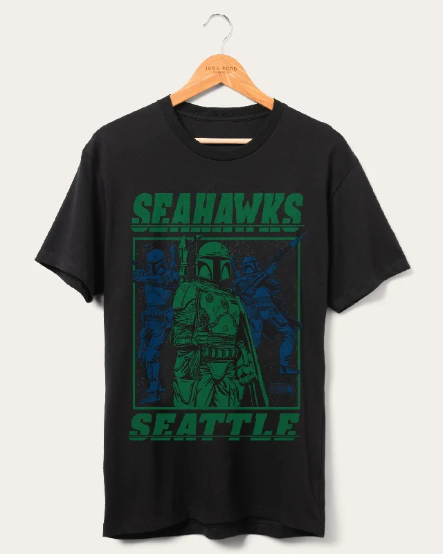 Celebrity Picks Seahawks Star Wars Boba Fett Showdown Fan Tee