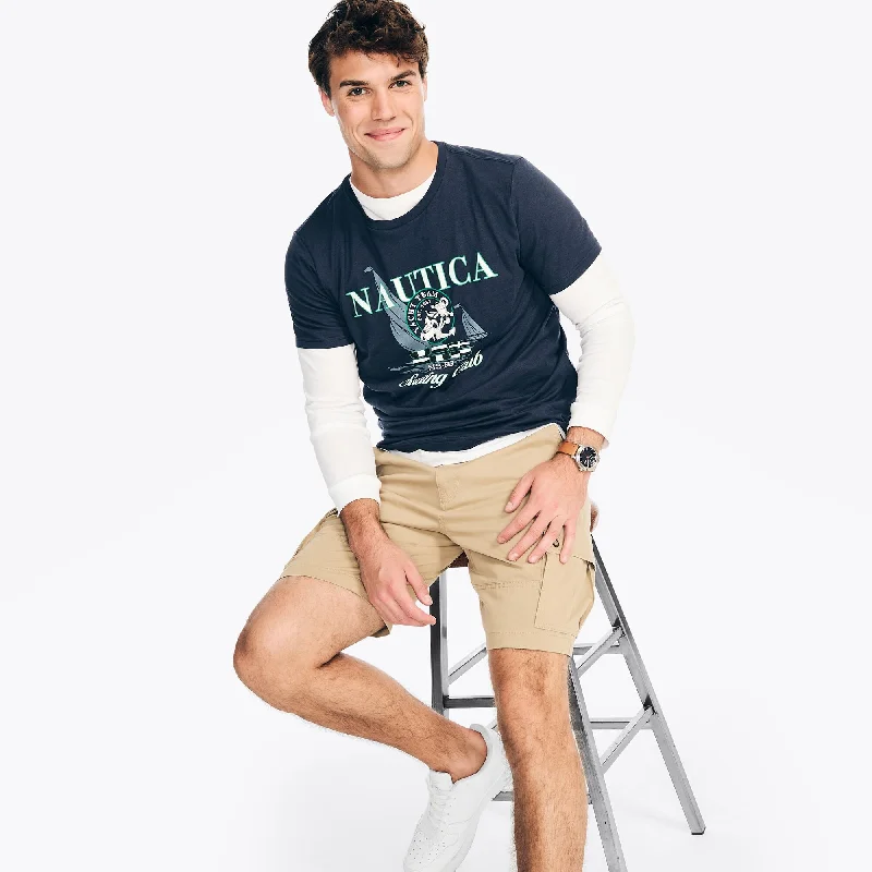 Trendy Layers Nautica Mens Sailing Club Graphic T-Shirt