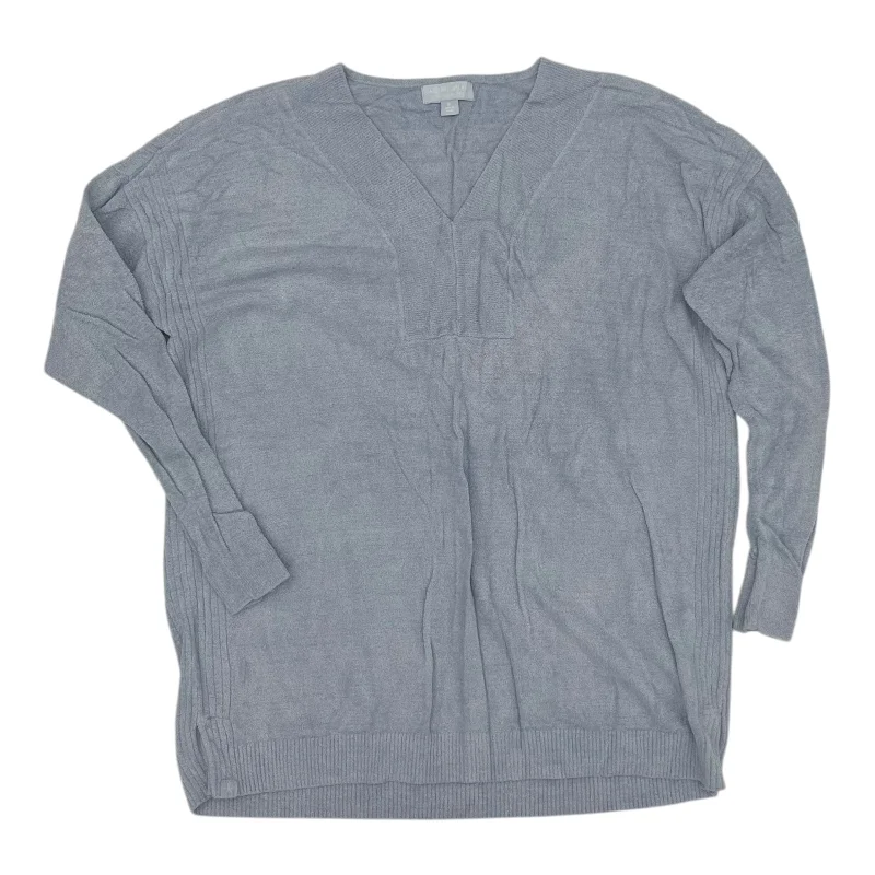 Versatile Casuals Top Ls By Barefoot Dreams In Blue, Size:Xl