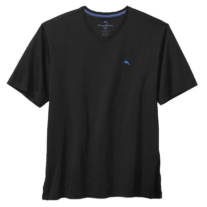 Simple And Comfortable Tommy Bahama New Bali Skyline V-Neck T-Shirt - Black