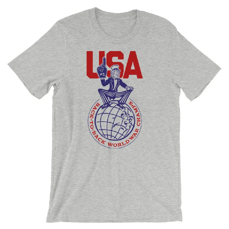 Fresh And Natural USA Back-To-Back World War Champs T-Shirt