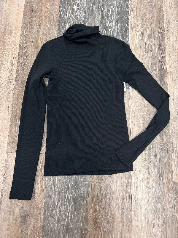 Dressing Tips Top Long Sleeve By Everlane In Black, Size: Xs