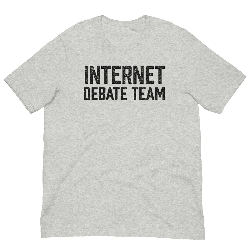 Elegant Design Internet Debate Team T-shirt