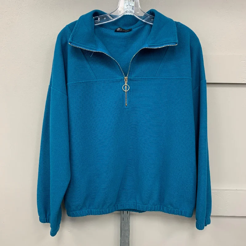 Preview New Products Top Long Sleeve By Pretty Garden In Blue, Size: L