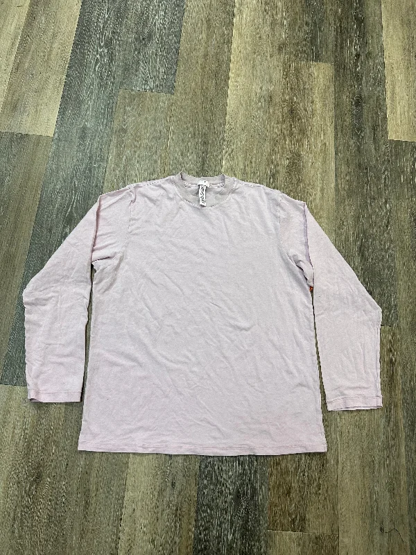 Fashion Concept Top Long Sleeve Basic By Skims In Pink, Size: M