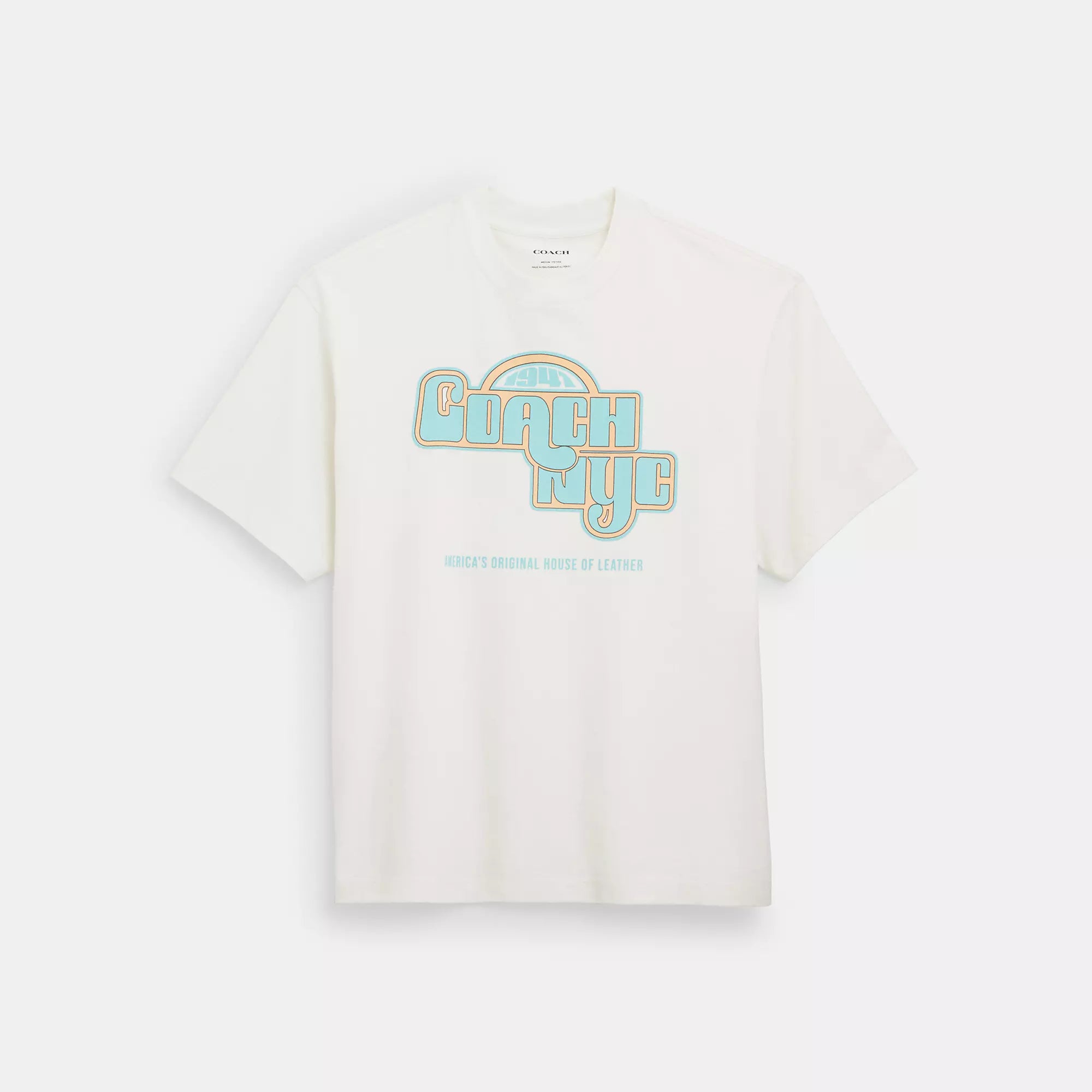 Cozy Sweaters Coach Outlet New York T Shirt In Organic Cotton