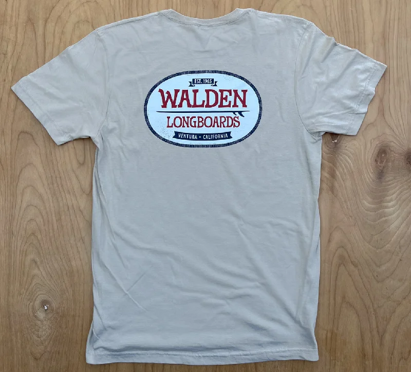 Lounge Chic Walden Patch logo Tan