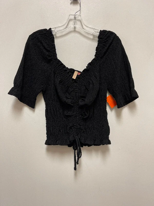 Economic Outlook Top Long Sleeve By Pilcro In Black, Size: M