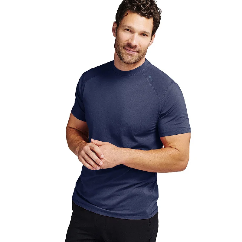 British Style Tasc Mens Carrollton T-Shirt - Classic Navy