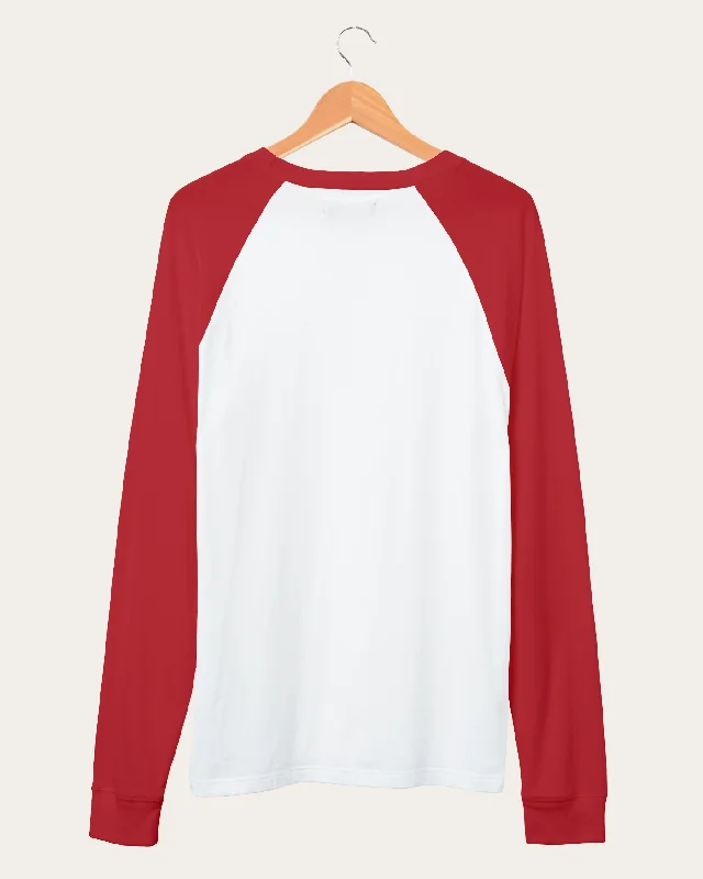 French Style NFL Kansas City Chiefs Colorblock Long Sleeve Raglan