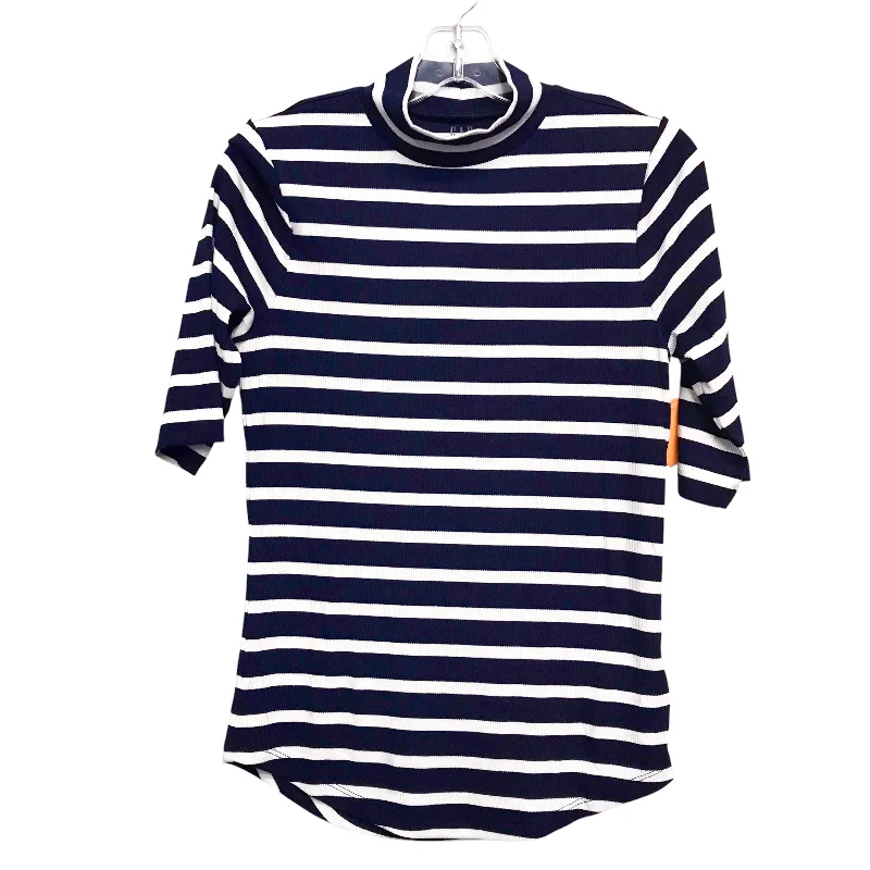 Youthful Vitality Top 3/4 Sleeve By Gap In Striped Pattern, Size:M