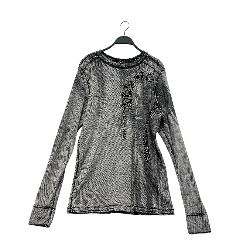 Minimal Classic Affliction/LS T-Shirt/XL/Cotton/SLV/All Over Print/reversible thermal