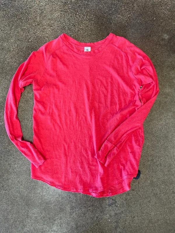 Modern Tailoring Top Long Sleeve By We The Free In Red, Size: M
