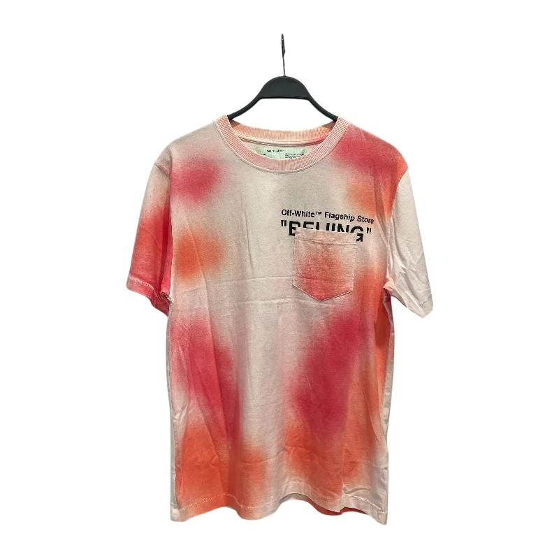 Sports And Leisure OFF-WHITE/T-Shirt/M/Cotton/PNK/All Over Print/"Beijing" Tee