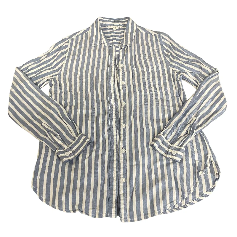 Urban Design Sense Top Long Sleeve By Beachlunchlounge In Striped Pattern, Size: Xs
