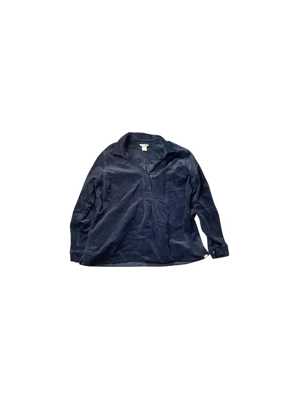 New Design Top Long Sleeve By Duluth Trading In Blue, Size: Xxl
